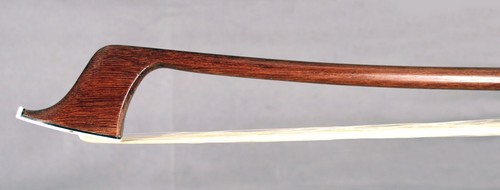 A fine old French certified bass bow Pierre Cuniot, 1875. - Picture 3 of 4