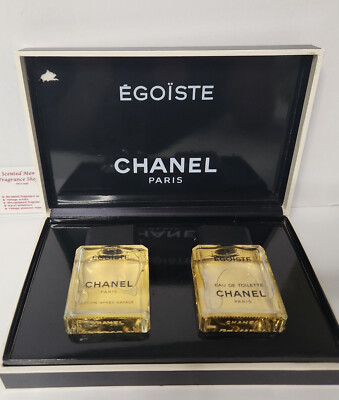 Vintage Egoiste EDT & After Shave Splash Set by Chanel ~ 2.5