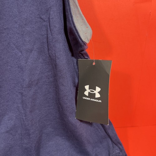 Under Armour UA Women’s Stadium Tank 1360769. Size Medium. Navy Blue - Picture 4 of 5