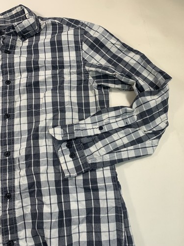 Banana Republic Shirt Mens Medium Plaid Long Sleeve Slim Fit Button Up - Picture 6 of 13