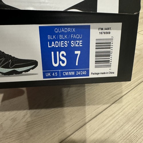 Fila Quadrix Mujer Trail Running Senderismo Zapatos Talla 7 Negros - Imagen 9 de 9