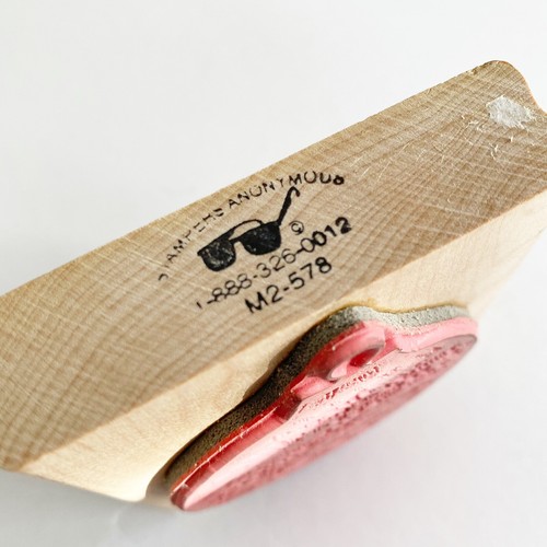 Stampers Anonymous Rubber Stamp Christmas Tree Ornament Classic Vintage Music - Picture 3 of 4