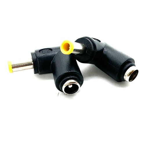 5x DC 5.5 x 2.1mm Female To 5.0 x 3.0mm Male Right Angle Power Adapter Connector - Picture 10 of 10