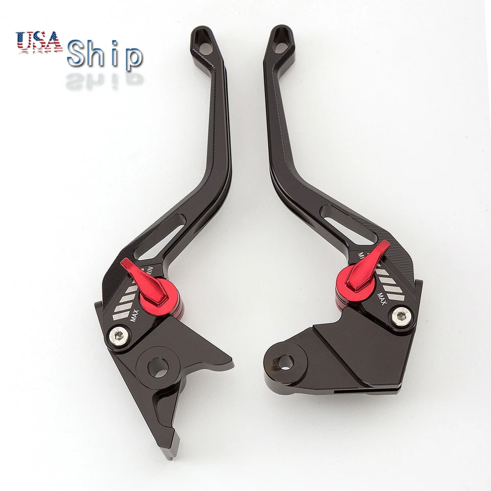 Palancas de freno de embrague CNC 3D romboidal negras para Suzuki GSXR600 GSXR750 2011-2021 Foto 4 de 4