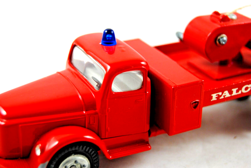 Rare 1:50 TEKNO No 436 VOLVO FALCK ZONEN RESCUE WRECKER TOW Truck w Original BOX - Picture 6 of 24