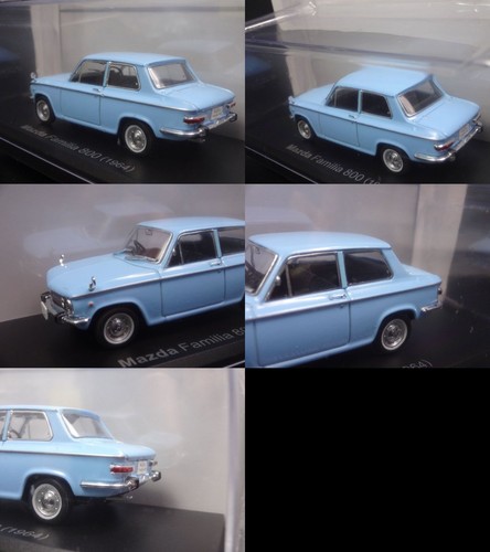 Norev Mazda Familia 800 1964 1/43 Scale Box Mini Car Display Diecast vol 18 - Picture 12 of 12