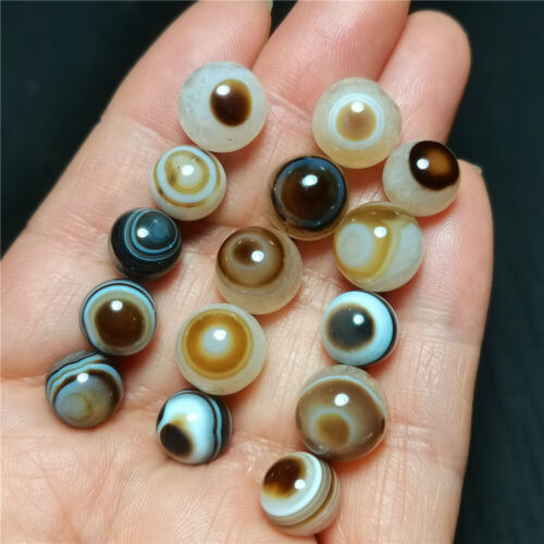 TOP 26G Natural Gobi Ágata Ojos Ágata/Piedra/Madagascar Curación R1385 - Imagen 8 de 15