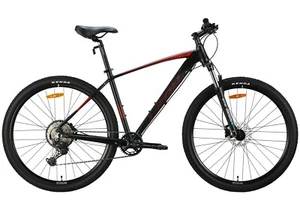 Mountain Bike Hardtail MTB 29 " Aluminium Disc Brakes Black Fh 48 CM Bicycle
