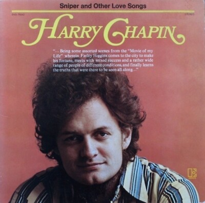 Harry Chapin Sniper And Other Love Songs Elektra Vinyl LP