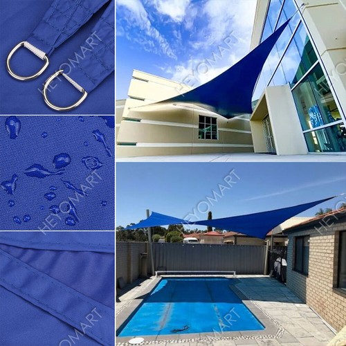 Tenda a vela QUADRATA ombreggiante telo sole ombra giardino PARASOLE 3 4 5 mt - Foto 75 di 106