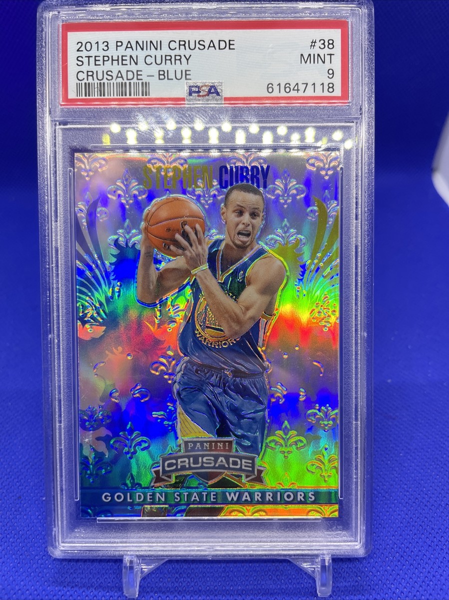 2013-14 Panini Crusade Blue Stephen Curry #38 PSA 9 Mint 2013-14 Panini Crusade Blue Stephen Curry #38 PSA 9 Mint