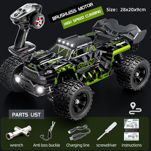 1:18 Fast RC Cars for Adults 50 KM/H High Speed Remote Control Truck 4WD NewFThs - Picture 17 of 23