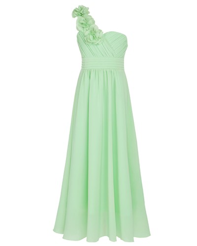 UK Chiffon Flower Girls Wedding Pageant Formal Party Jr. Bridesmaid Gown Dress - Picture 17 of 52