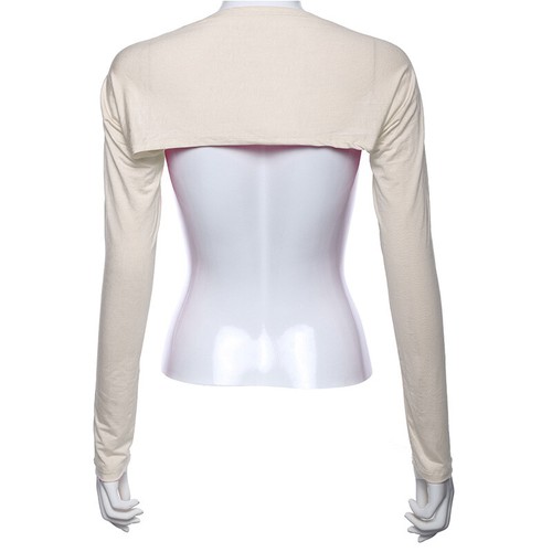 Shrugs Long Sleeves Bolero Shrug Open Front Cropped Cardigan Casual Tops Women ~ - Picture 9 of 21