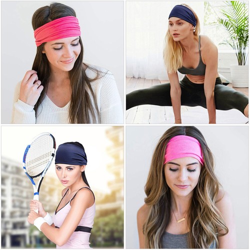 6pcs Basketball Sweatbands Forehead Sweat Band Swimming Headband Sports Headband - Picture 6 of 12