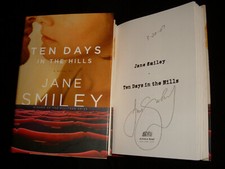 Jane Smiley signed & dated Ten Days In The Hills 1st printing hardcover book