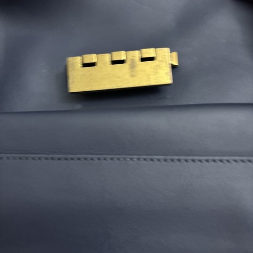 Zac Posen Womens Eartha Iconic Leather Satchel Shoulder Hand Bag Blue Floral - Picture 4 of 10