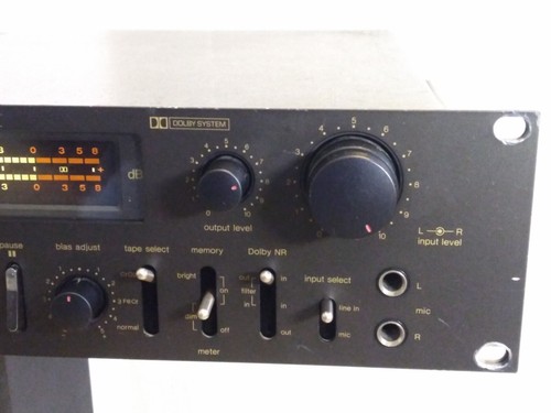 Cubierta de casete estéreo de accionamiento directo Technics M65 de colección - Hecho en Japón piezas/reparación - Imagen 4 de 11