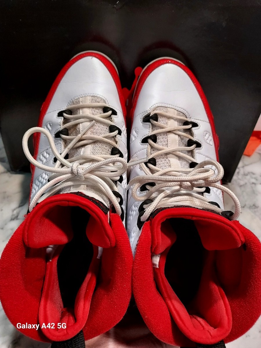 Air Jordan 9 Retro Gym Red, orig box,size 11 gently used, no