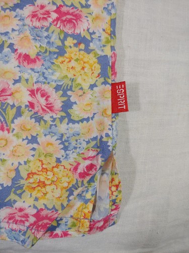 Esprit Kinder Vintage 90er 90s Shorts Button Up Shirt Matched Floral Set M Medium - Bild 5 von 12