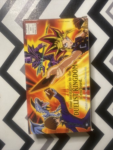 Vintage Yu-Gi-Oh VHS King of Games Invitation Duelist Kingdom Mail Promo VHS - Picture 2 of 8
