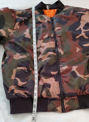 Original Deluxe Medium Puffer Camouflage Bomber Pilot Jacket Original Deluxe Medium Puffer Camouflage Bomber Pilot Jacket