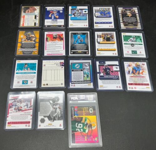 ASSORTED FOOTBALL CARDS INCLUDING A GRADED 1998 METAL UNIVERSE REGGIE WHITE - Picture 3 of 4