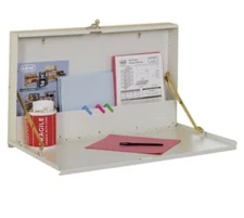 Edsal WDMB20047 16 Gauge Steel Service Writer Wall Desk, 27" Width x 18" Height