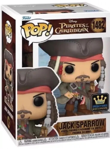 EXCLUSIVA FIGURA DE VINILO POP FUNKO 1482 PIRATAS DEL CARIBE JACK SPARROW 3.75 - Imagen 2 de 3