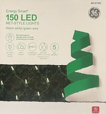 GE Energy Smart ConstantON 150 LED Net-Style Lights Warm White 6ft x 4ft
