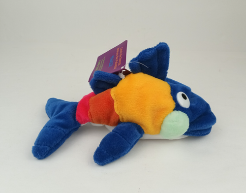 The Fish Philosophy Blue Pete der Barsch Plüschtier 8 Zoll Stofftier Catch The Energy Beanie - Bild 4 von 13