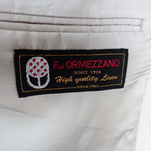 Blazer uomo John W Nordstrom Fli Ormezzano 48L beige bottoni foderato davanti lino - Foto 18 di 24