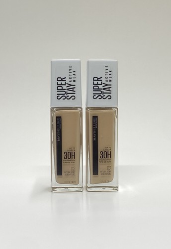 Maybelline Super Stay 30hr Active Wear Foundation 112 Natural Ivory 1oz. 2 Pack - Picture 1 of 3
