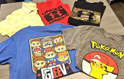 Boys Short Sleeved Shirt Lot Youth Large *FREE SHIPPING* PLEASE READ
