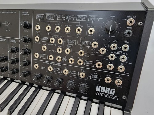 KORG MS20 Mini Analog Synthesizer Monophon Schwarz Keyboard Musikinstrumente - Bild 3 von 5