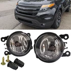 For Ford Explorer 2011-2015 Clear Front Bumper Driving Fog Light Replacement