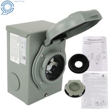120/250V 50 Amp Generator Power Inlet Box SS2...