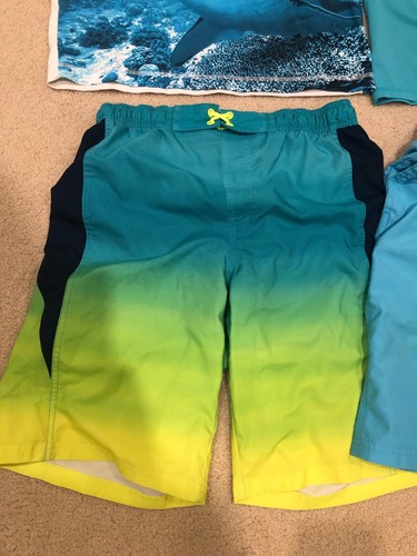 Lot Boys Swim Trunks Bathing Suits Youth Size Small Size XL XXL Cat & Jack OP - Picture 4 of 9