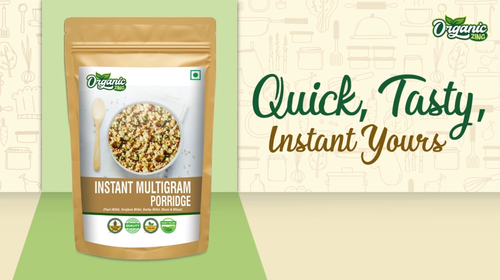 Organic Zing Wholesome and Quick: Instant Multigrain Porridge - 200g. - Video 1 of 1