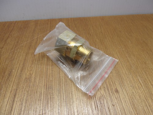 Parker Brass Straight Connector 3/4 BSPT Pipe Size For 22 MM OD Tube Compression - Picture 9 of 9
