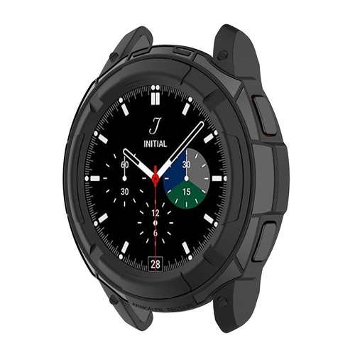 Watch Case for Galaxy Watch4 Classic 46mm Protective Frame (Black) - Zdjęcie 6 z 9
