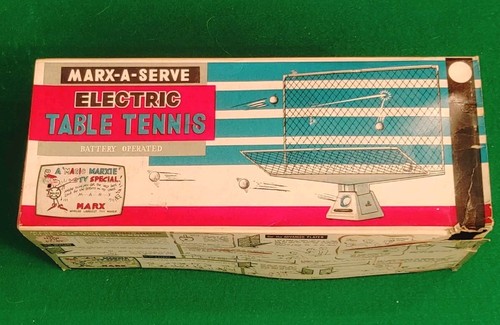Vintage Marx-A-Serve Marx Electronic Table Tennis Toy Battery Operated Working - Picture 1 of 14