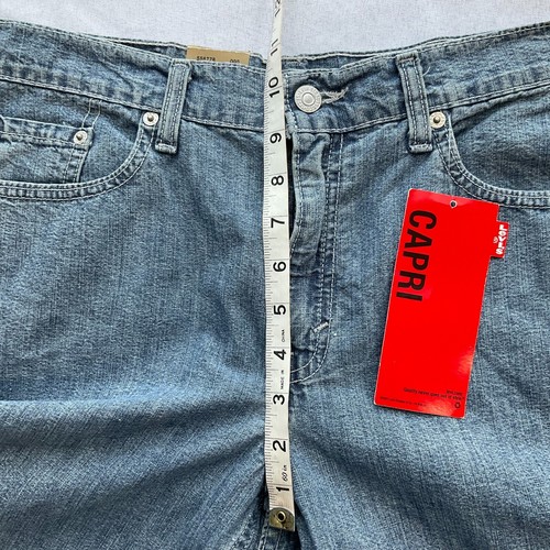 Vintage Levi's Jeans 577 Nouveau Capri Women Missis Size 10 Loose Fit - Picture 4 of 9