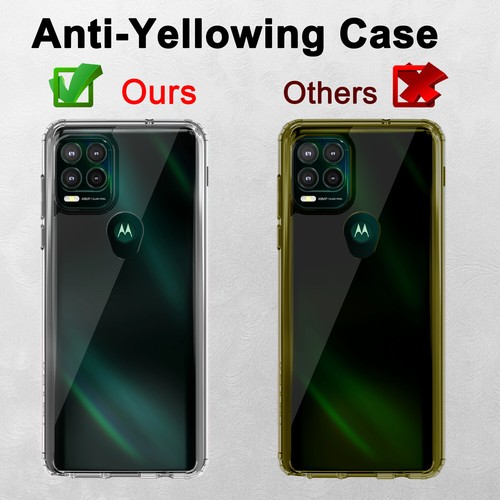 Funda transparente/película de vidrio templado HD para Motorola Moto G Play/G Power/G Stylus/G 5G - Imagen 13 de 133