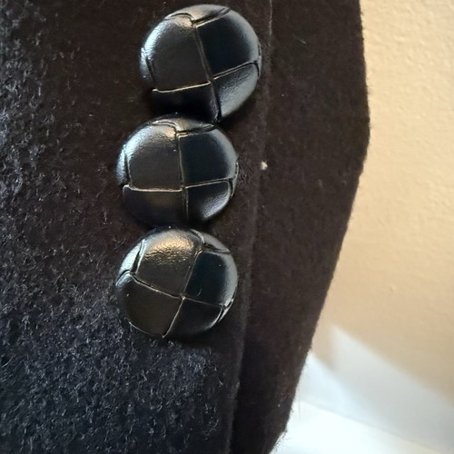 Sport Mantel Kamelhaar 48R MICHAEL KORS Freizeit Schwarz Jacke Dunkel Anzug Blazer Klasse - Bild 4 von 23