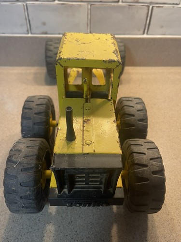 Vintage Tonka Road Grader Steel 17.5" Yellow 1970's Missing Blade - Picture 5 of 14