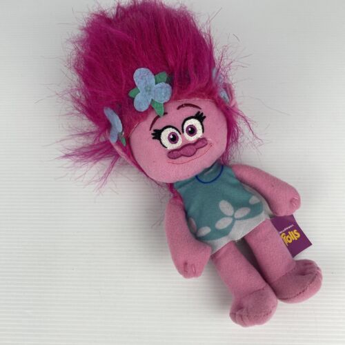 DreamWorks Trolls World Tour Branch & Poppy Plush Stuffed Toy Doll Bundle Lot - Picture 2 of 16