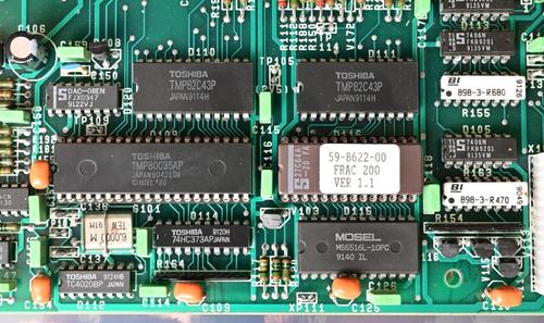 PCB principal Pharmacia Frac 200 con placa de visualización LED CIRCUITOS INTEGRADOS EPROM transformador 1992 - Imagen 3 de 9