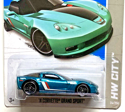Hot Wheels 2011 Corvette Grand Sport '13 HW City Night Burnerz IN PROTECTOR - Picture 8 of 8
