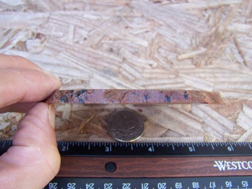 3.6" Mahogany Obsidian Stone Slab 85.1g 3.0oz Slice Crystal Healing - Bild 5 von 12